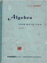 Algebra Voor M.O. En V.H.O. Deel I