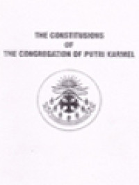 The Constitutions Of The Congregation Of Putri Karmel