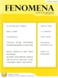 Fenomena: Aluk Dan Ada' Toraja, Misi Di Jawa, Filapostole, Teologi Dalam Tantangan Keanekaragaman Nusantara, Wajah Gereja Di Sisi Timur Indonesia: Sejarah Perjumpaan Gereja Dan Budaya Di Maluku, Nusa Tenggara Timur, Dan Papua