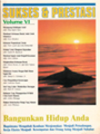 Image of Sukses & Prestasi VI: Bangunkan Hidup Anda