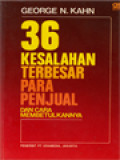 36 Kesalahan Terbesar Para Penjual Dan Cara Membetulkannya