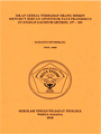 Sikap Gereja Terhadap Orang Miskin Menurut Seruan Apostolik Paus Fransiskus Evangelii Gaudium Artikel 197-201