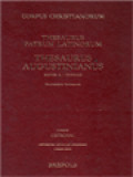 Corpus Christianorum: Thesaurus Patrum Latinorum, Thesaurus Augustinianus (Series A - Formae: Enumeratio Formarum)