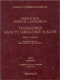 Corpus Christianorum: Thesaurus Patrum Latinorum, Thesaurus Sancti Gregorii Magni (Series A - Formae: Enumeratio Formarum, Index Formarum A Tergo Ordinatarum)