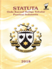 Image of Statuta Ordo Karmel Ketiga Sekular Provinsi Indonesia 2018