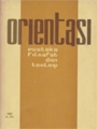 Image of Orientasi: Pustaka Filsafat Dan Teologi - 1982