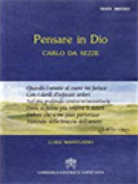 Image of Pensare In Dio: Carlo Da Sezze
