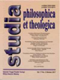 Image of Studia Philosophica Et Theologica: Teologi Keluarga Kudus; Konstruksi Sosial Atas Kekerasan Di Sekolah: Analisa 'Tradisi' Kekerasan Di SMK Sint Joseph, Jakarta; Gereja Katolik Dalam Bayang-Bayang Konflik Papua-Jakarta; Perpaduan Horizon Dialog Penciptaan Dan Kualitas Antara Jesuit-Cina Dengan Literatur Cina Klasik; Kebaikan Dan Kebenaran Etis Dalam Anekdot Kebahagiaan Ikan