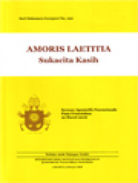 Image of Amoris Laetitia (Sukacita Kasih): Seruan Apostolik Pascasinode Paus Fransiskus 19 Maret 2016