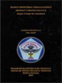 Image of Imamat Ministerial Sebagai Rahmat Menurut Yohanes Paulus II (Kajian Teologis Dan Aktualisasi)