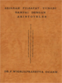 Image of Sejarah Filsafat Yunani Sampai Dengan Aristoteles
