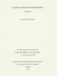 Pendekatan Filsafat Terhadap Agama, Studi Buddha Di Indonesia, Studi Hindu Di Indonesia - Seminar Agama Dan Masyarakat Kajian Interdisipliner Terhadap Agama 25-29 November 1992