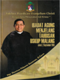 Image of Ibadat Agung Menjelang Tahbisan Uskup Malang Mgr. Henricus Pidyarto Gunawan, O.Carm. Jumat, 2 September 2016