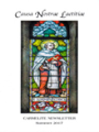 Image of Causa Nostrae Laetitiae: Carmelite Newsletter, Summer 2017