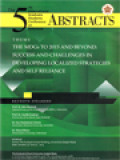 Abstracts The 5th International Graduate Student Conference On Indonesia; Theme The MDGs To 2015 And Beyond: Success And Challenges In Developing Localized Strategies And Self Reliance