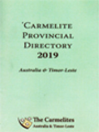 Carmelite Provincial Directory 2019: Australia & Timor-Leste