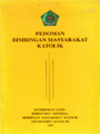 Image of Pedoman Bimbingan Masyarakat Katolik