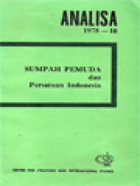 Analisa: Sumpah Pemuda Dan Persatuan Indonesia