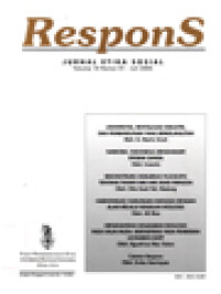 Image of Respons: Universitas, Revitalisasi Industri, dan Pembangunan yang Berkelanjutan, Narkoba: Indonesia Menghadapi Epidemi Ganda, Rekonstruksi Diskursus Filsosofis Tentang Faham Hak-Hak Asasi Manusia, Harmonisasi Hubungan Manusia Dengan Alam Melalui Keadilan Ekologis, Menanamkan Kesadaran Ekologis Pada Kaum Muda: Berinspirasi Pada Pemikiran Leonardo Boff, Catatan Respons