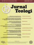 Jurnal Teologi: Kerajaan Allah Dalam Dua Wajah Datangnya Ratu Adil Dan Kerajaan Allah, Pewarisan Dan Pendidikan Iman Anak Sebagai Tanggung Jawab Orangtua Menurut Ecclesia Domestica Studi Kasus Paroki Santo Yosep Purwokerto Timur, Efektivitas Sistem Lingkungan Bagi Pengembangan Umat Beriman Sesuai KDPL Keuskupan Agung Semarang, Spiritualitas Theresia Dari Kanak-Kanak Yesus Dan Wajah Suci Studi Atas Keterkaitan Antara Pengenalan Dan Penghayatan Spiritualitas Kongregasi Suster-Suster Abdi Kristus, Multiple Relighious Belonging And The New Way Of Doing Theology, Iman Menghadirkan Kristus Dalam Gereja Melalui Kepemimpinan Manajerial Parokial Studi Kepemimpinan Pastora Paroki Di Paroki Trinitas Cengkareng Masa Bakti 2011-2014, Peran Budaya Dalam Kehidupan Beragama Kajian Atas Kehidupan Beragama Umat Katolik Sunda Di Cigugur, Pluralitas Pemahaman Akan Identitas Gereja Katolik Perkembangan Pembaruan Eklesiologi Gereja Katolik Roma