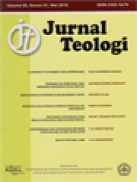 Journal: A Capability To Promote The Common Good, Pergumulan Kebatinan Jawa Memaknai Kehadiran Yesus Kristus, Karya Kerasulan Paroki Di Dalam Serikat Yesus, Interaksi Kelas Sebagai Formasi Spiritualitas Partisipatif, Pentingnya Komunikasi Iman Melalui Diskursus Iman Di Dunia Digital, Convergences And Divergences Between Christian And Islamic Revelation, Health Pastoral Care