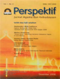 Image of Perspektif: Agama, Budaya Dan Wajah Kita: Membaca Hasil Musyawarah SVD Sejagat 2006, 