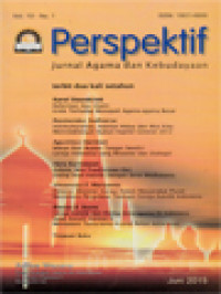 Image of Perspektif: Reformasi Ayu Utami: Kritik Terhadap Monopoli Agama-agama Besar, Interkulturalis, Hakikat Hidup dan Misi Kita: Menindaklanjuti Ajakan Kapitel General 2012, Makan Roti Buatan Tangan Sendiri: Gereja Indonesia yang Misioner dan Dialogal, Askese, Misi Transformasi Diri: Dialog Iman Katolik Dengan Serat Wedhatama, Dimensi Misioner Gereja Dalam Masyarakat Plural: Mendalami Pergulatan Teologis Gereja Katolik Indonesia, Gereja Katolik dan Dialog Antaragama di Indonesia Sejak Konsili Vatikan II: Mendalami Tema-tema Krusial Relasi Antariman