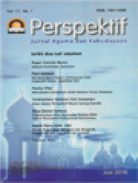 Perspektif: Kakure Kirishitan Survivors, Merawat Bumi Rahim Kehidupan Kita: Imperatif Imam, Implikasi Etis, Memahami Kehadiran Allah Melalui peran Malaikat, Iklan Dalam Perspektif Moral Gereja Katolik, Transformasi Misi Bermodel Dialog ARIA: Dalam Perspektif Psikososial Komunitas, Paroki Pusat Misi: Bangkit dan Bergerak, Kreatif Bermisi dan Berbuah Limpah