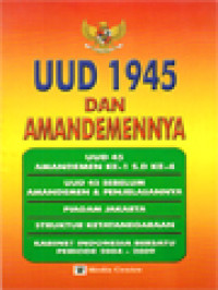 Image of Undang-Undang Dasar 1945 Dan Amandemennya