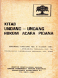 Kitab Undang-Undang Hukum Acara Pidana