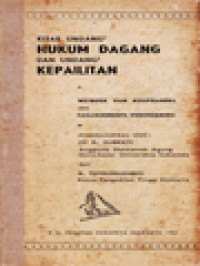 Kitab Undang-Undang Hukum Dagang Dan Undang-Undang Kepailitan