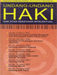 Undang-Undang HAKI (Hak Atas Kekayaan Intelektual)