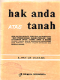 Hak Anda Atas Tanah