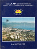 The XXXIV th International Apicultural Congress Of Apimondia: Lausanne, Switzerland 15-19 August 1995