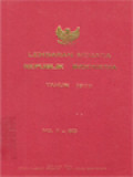 Lembaran Negara Republik Indonesia Tahun 1973, No. 1-60