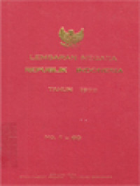 Lembaran Negara Republik Indonesia Tahun 1973, No. 1-60