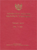 Lembaran Negara Republik Indonesia Tahun 1977, No. 1-60