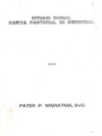 Situasi Sosial Karya Pastoral Di Indonesia