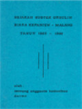 Sejarah Suster Ursulin Biara Kepanjen - Malang Tahun 1863-1986