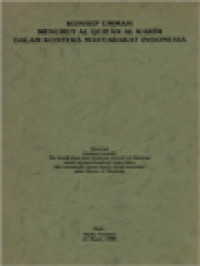 Image of Konsep Ummah Menurut Al Qur'ān Al Karīm Dalam Konteks Masyarakat Indonesia