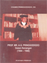 Prof. Mr. A.G. Pringgodigdo Dalam Kenangan (1904-1988)