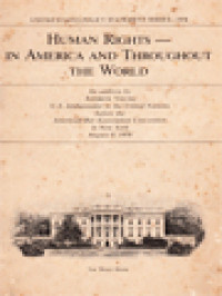 Image of Human Rights - In America And Throughout The World
