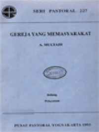 Image of Gereja Yang Memasyarakat - Pelayanan