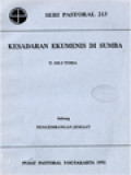 Kesadaran Ekumenis Di Sumba - Pengembangan Jemaat