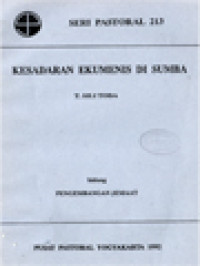 Kesadaran Ekumenis Di Sumba - Pengembangan Jemaat