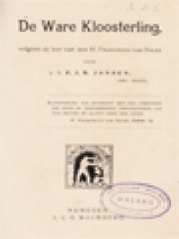 De Ware Kloosterling, Volgens De Leer Van Den H. Franciscus Van Sales