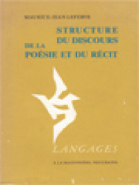 Structure Du Discours De La Poésie Et Du Récit