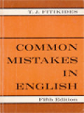 Common Mistakes In English: With Exercises