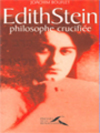 Edith Stein Philosophe Crucifiée