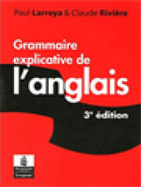 Grammaire Explicative De L'anglais